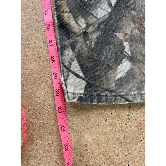 Vintage WranglerDouble Knee  Mens Camouflage Hunting Cargo Pants B4 - Picture 5 of 7